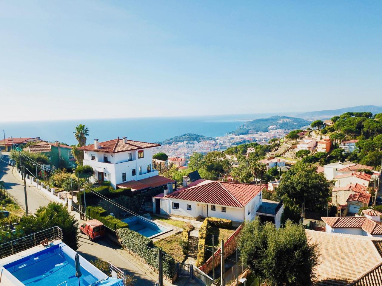 Luxury Villa Investingspain With Sea Views, Pool And Jacuzzi Lloret de Mar Exterior foto