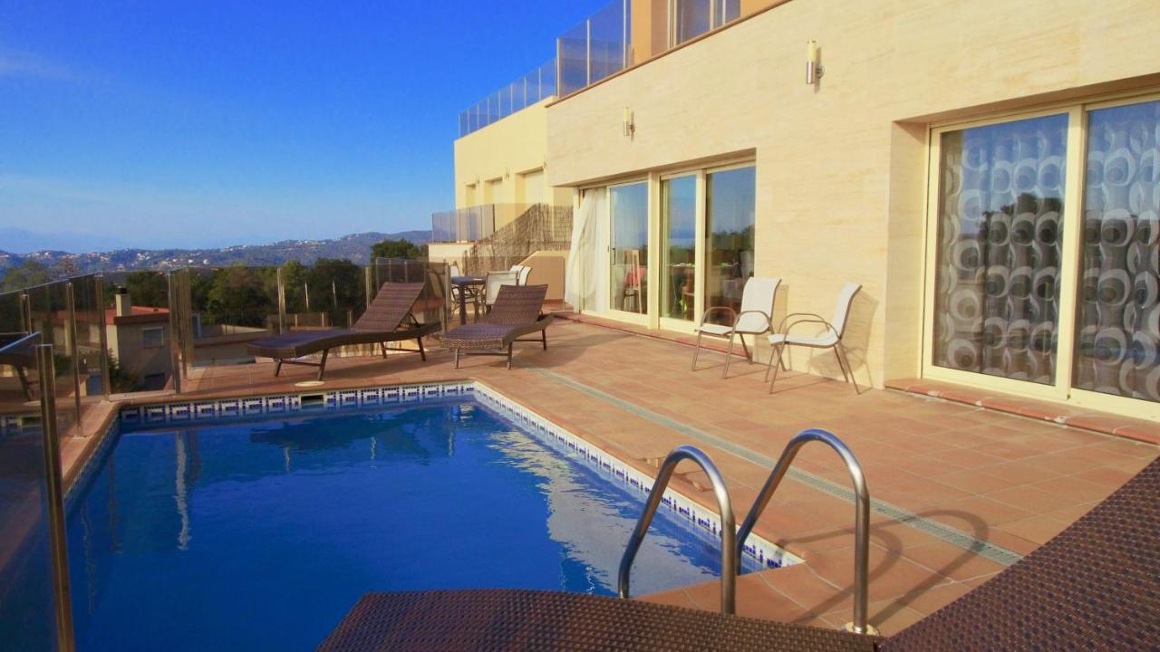 Luxury Villa Investingspain With Sea Views, Pool And Jacuzzi Lloret de Mar Exterior foto